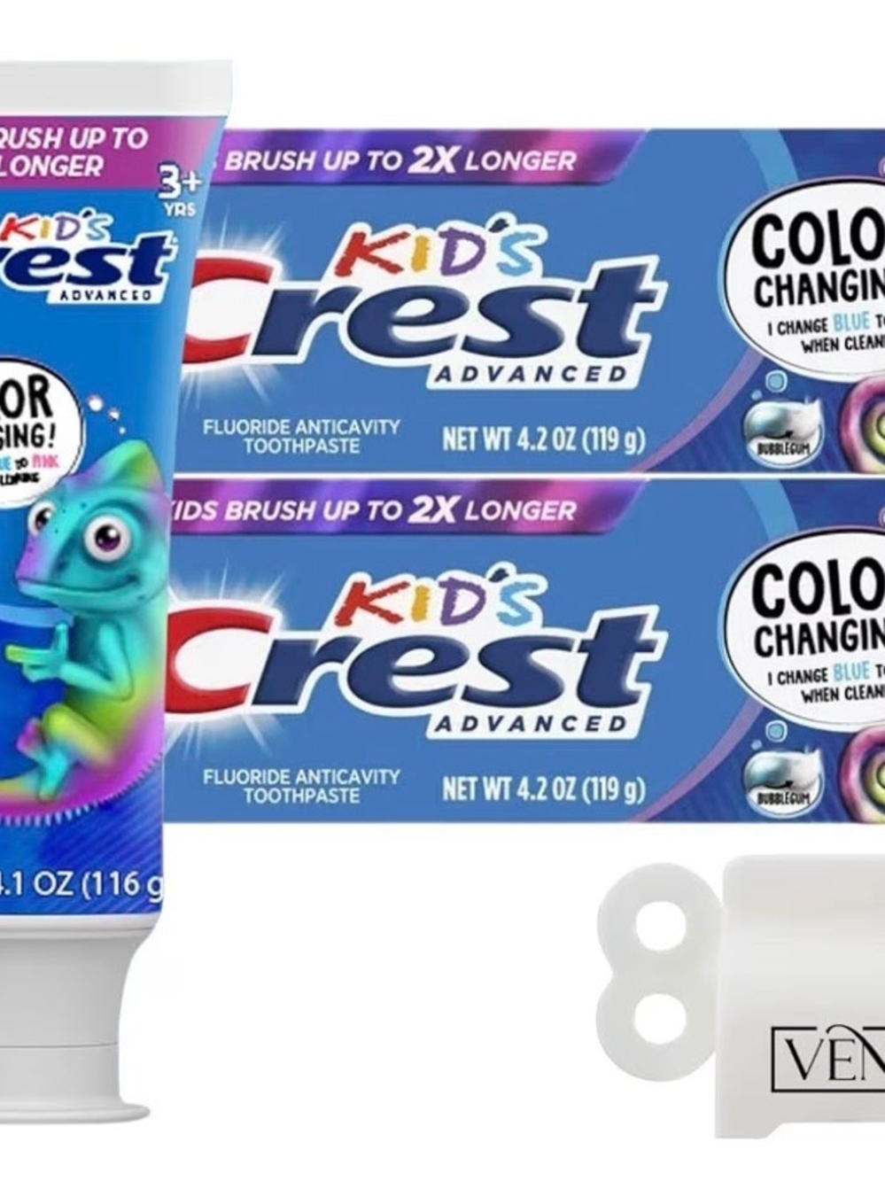Crest Kid's Color-Changing Toothpaste — Blue & Purple